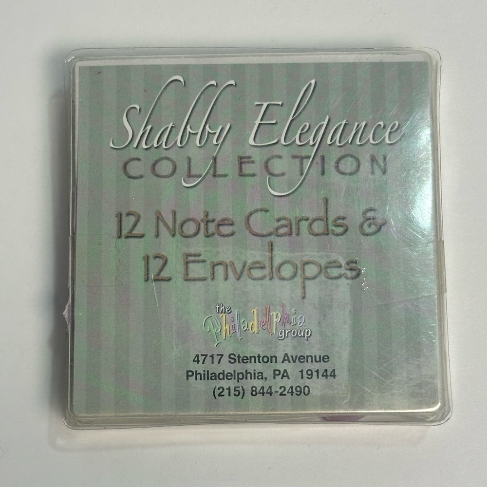 Shabby Elegance Collection Note Cards Set
